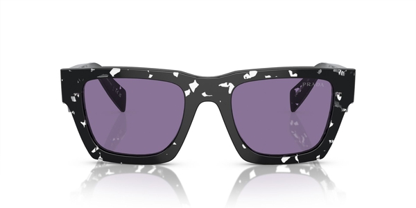 PRADA-A06S/S 15O50B TORTOISE BLACK CRYSTAL(VIOLET MIRROR INTERNAL SILVER 50*21, Negre | Transparent, hi-res 1