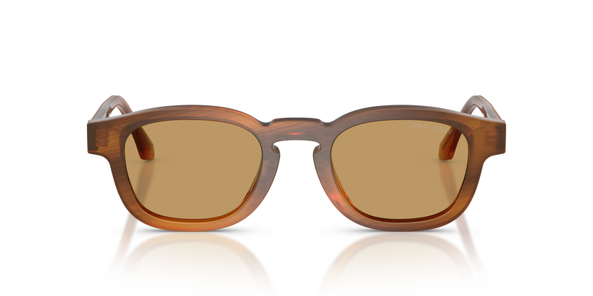 ARMANI-8254U/S 616373 BRUSHED STRIPED HONEY(BROWN 48*22, , hi-res image number 1