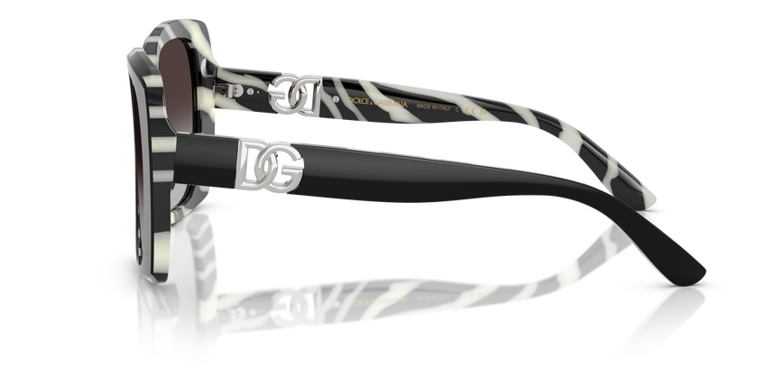 GABBANA-4475/S 33728G BLACK ON ZEBRA(GREY GRADIENT 56*19, Negre | Cebra, hi-res image number 2