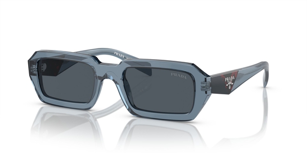 PRADA-A12S/S 19O70B TRANSPARENT BLUE(DARK GREY 52*21, Blau transparent, hi-res 0