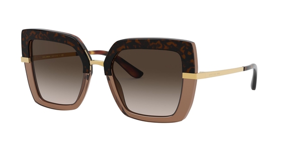 GABBANA-4373/S 325613 TOP HAVANA ON TRANSP BROWN(BROWN GRADIENT 52*21, Marró-Negre, hi-res 0