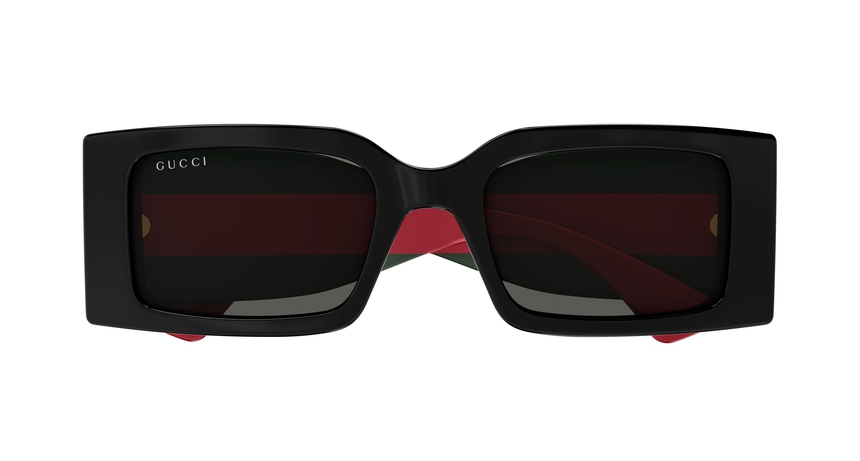 GUCCI-1860S/S 001 BLACK-GREEN-GREY 52*20, , hi-res image number 1