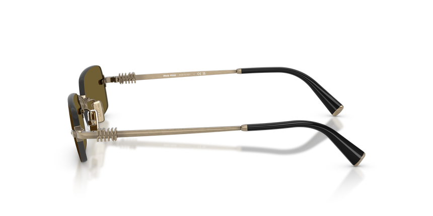 MIUMIU-B50S/S 26C09Z OLD GOLD(DARK BROWN 50*20, Plata, hi-res image number 1