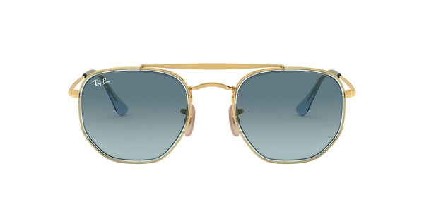 RB-3648M 91233M GOLD (BLUE GRADIENT GREY) 52*23, Daurat, hi-res 3