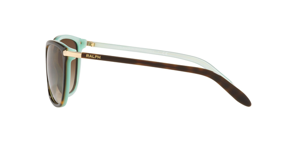 RALPH-5160/S 601/13 SHINY HAVANA ON ACQUAMARINE(GRADIENT BROWN 57*17, Blau-Havana, hi-res 3
