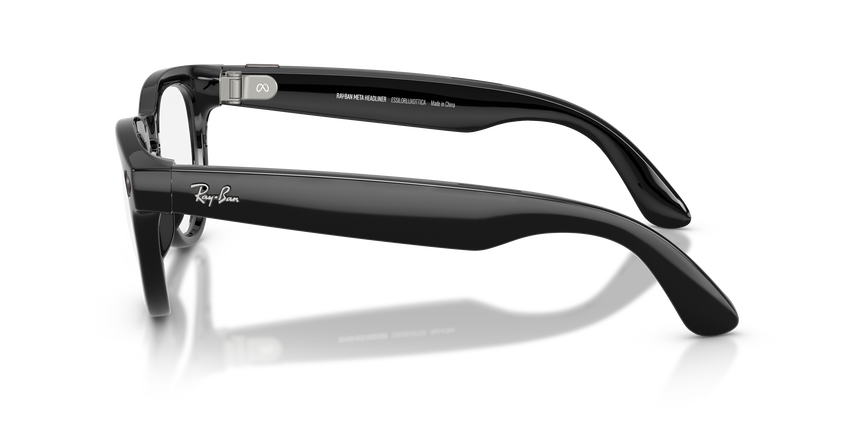 RB-META-4013-GEN-2 601/1M SHINY BLACK(TRANSITIONS GRAPH. GREEN 50*23, Negre brillant, hi-res image number 4