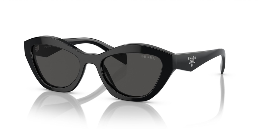 PRADA-A02S/S 16K08Z BLACK(DARK GREY 52*19, Negre, hi-res image number 0