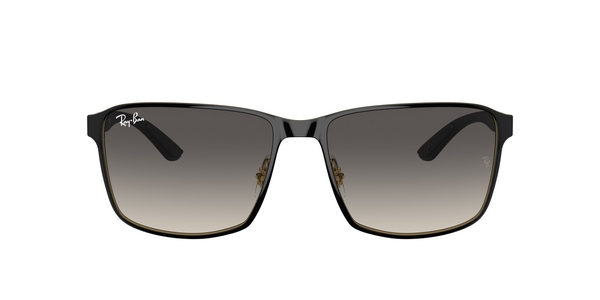 RB-3721 187/11 BLACK ON ARISTA( 59*17, Negre | Daurat, hi-res 1
