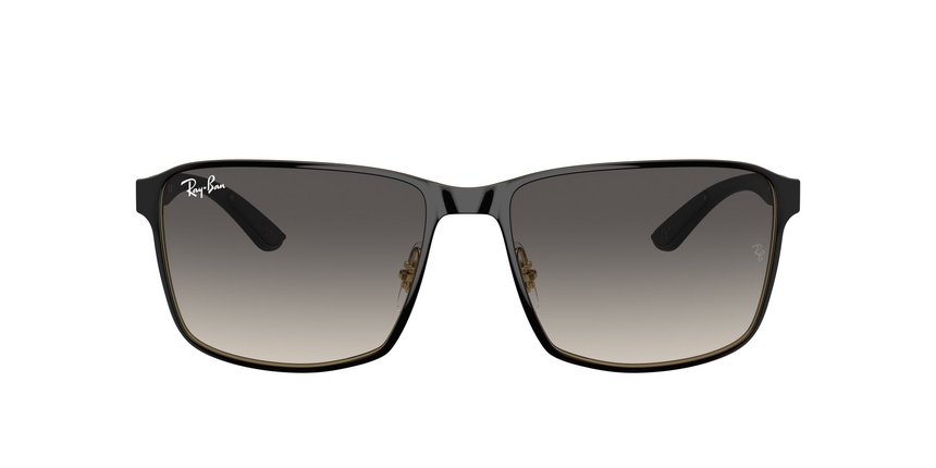 RB-3721 187/11 BLACK ON ARISTA( 59*17, Negre | Daurat, hi-res image number 1