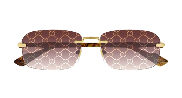 GUCCI-1221S/S 004 GOLD/YELOW(RED 56*16, Daurat | Groc, hi-res 1