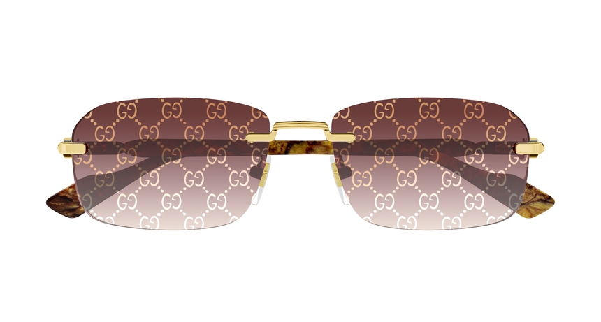 GUCCI-1221S/S 004 GOLD/YELOW(RED 56*16, Daurat | Groc, hi-res image number 1