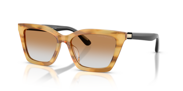 EMPORIO-4250U/S 62692Q SHINY STRIPED HONEY(CLEAR GRADIENT OCHRE 54*16, , hi-res 0