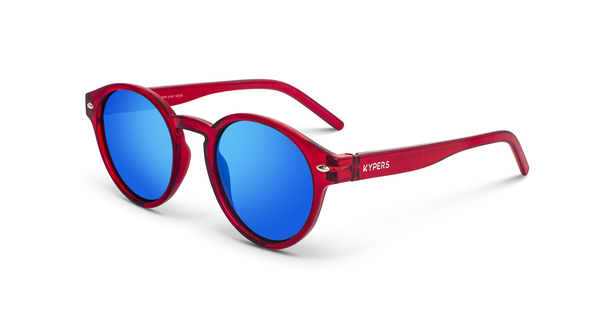 KYPERS-MANHATTAN/S MAH006 RED CRYSTAL BLUE REVO 49*22, Vermell transparent, hi-res 0
