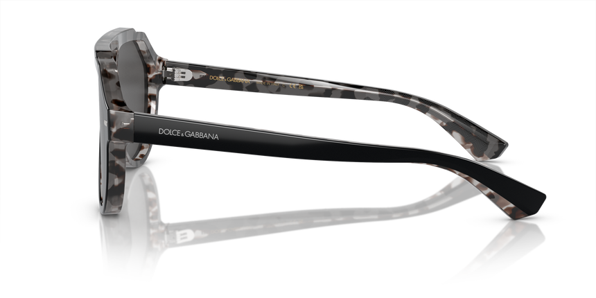 GABBANA-4452/S 340387 BLACK ON GREY HAVANA(DARK GREY 60*13, Negre | Gris Havana, hi-res image number 2