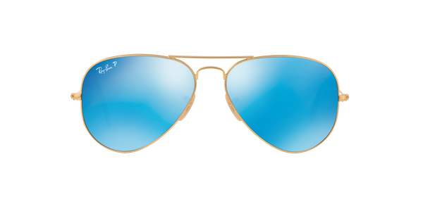 RB-3025 112/4L ORO MT/AZUL 58*, Daurat, hi-res 2