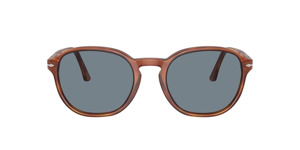 PERSOL-3343S/S 96/56 TERRA DI SIENA(LIGHT BLUE 53*21, Marró, hi-res 1