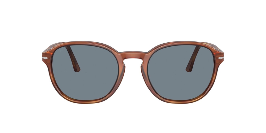 PERSOL-3343S/S 96/56 TERRA DI SIENA(LIGHT BLUE 53*21, Marró, hi-res image number 1