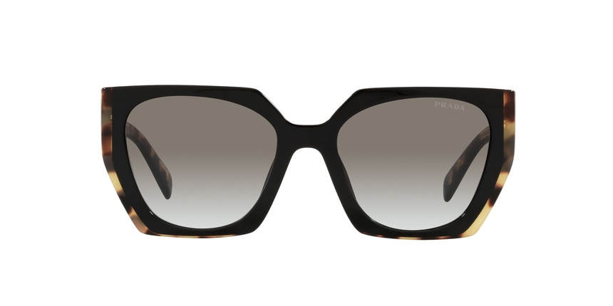 PRADA-15WS/S 3890A7 BLACK/MEDIUM TORTOISE(GREY GRADIENT 54*19, Negre, hi-res image number 2
