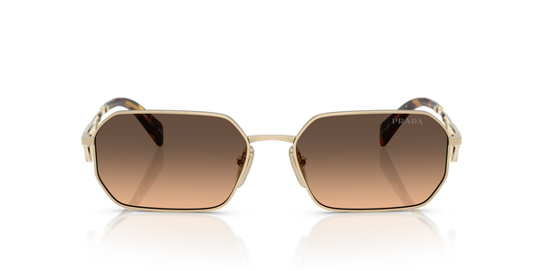 PRADA-A51S/S ZVN50C PALE GOLD(BROWN GRADIENT GREY 58*17, Or pàlid, hi-res 1