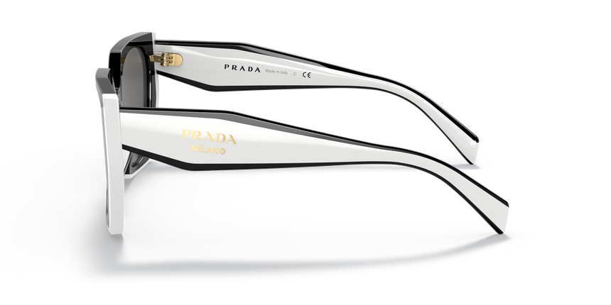 PRADA-15WS/S 09Q5S0 BLACK/TALC DARK GREY 54*19, Negre | Talc, hi-res image number 2