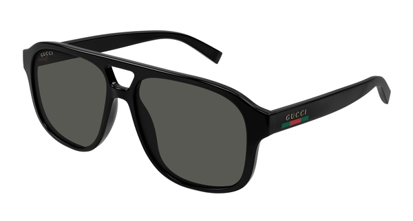GUCCI-1856S/S 001 BLACK-BLACK-GREY 57*15, , hi-res 0