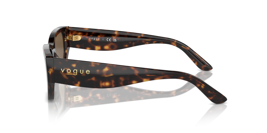 VOGUE-5586/S W65673 DARK HAVANA(DARK BROWN 53*19, Havana, hi-res image number 2