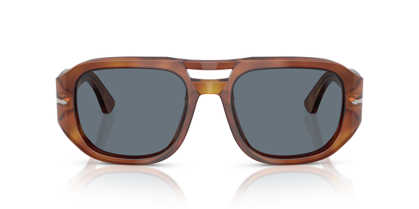 persol-3373s/s 96/56 terra di siena(light blue 53*20