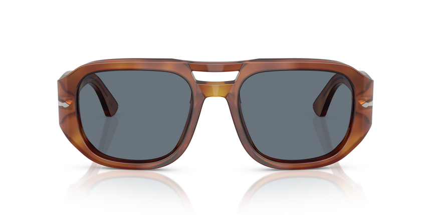 PERSOL-3373S/S 96/56 TERRA DI SIENA(LIGHT BLUE 53*20, , hi-res image number 1