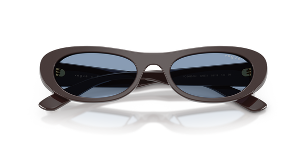 VOGUE-5695SU/S 326972 FULL MOKA(LIGHT BLUE 53*19, , hi-res 5