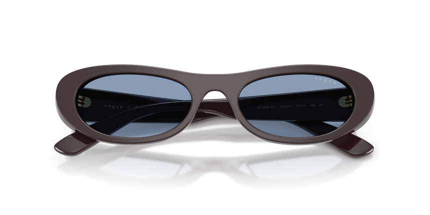 VOGUE-5695SU/S 326972 FULL MOKA(LIGHT BLUE 53*19, , hi-res image number 5