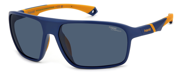 POLAROID-7058/S FLL*7I MATTE BLUE(BLUE POLARIZED HIGHT CONTRAST 64*15, Blau mat, hi-res 0