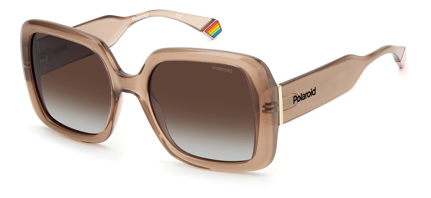 POLAROID-6168/S 10A*LA BEIGE(BROWN SHADED POLARIZED 54*20, Beix, hi-res image number 0
