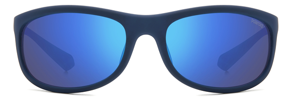 POLAROID-2154/S FLL*5X MATTE BLUE(BLUE MIRROR POLARIZED 64*17, Blau mat, hi-res 1