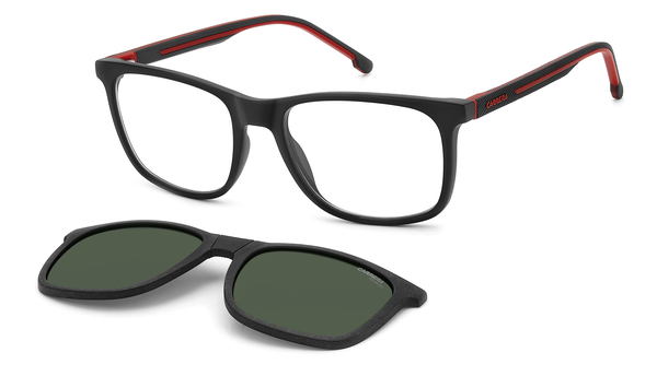 CARRERA-8918/C/G ( + CLIP) BLX*UC MATTE BLACK RED(GREEN POLARIZED 54*18, , hi-res 0