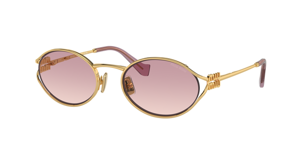 MIUMIU-52YS/S 5AK06S GOLD (BROWN GRADIENT VIOLET 54*21, Daurat, hi-res 0