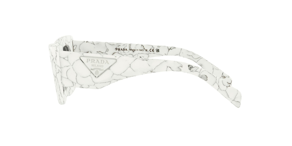 PRADA-13ZS/S 17D5S0 MATTE WHITE MARBLE(DARK GREY 50*21, Blanc, hi-res 2