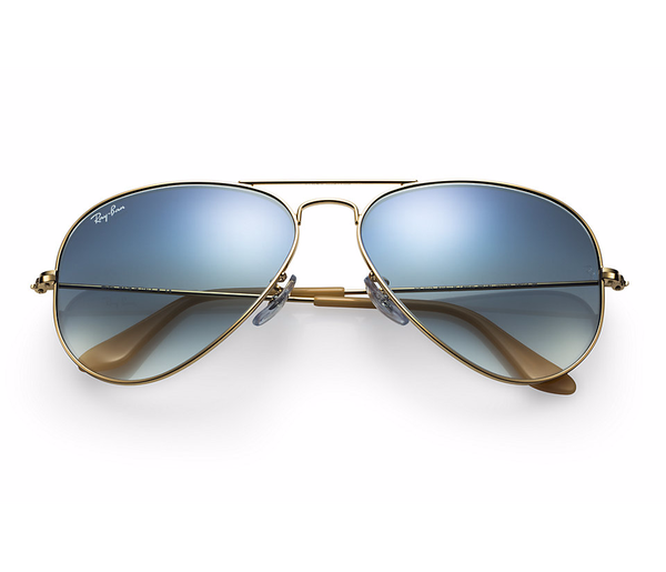 RB-3025 001/3F*2N ORO/AZUL 55*14, Daurat, hi-res 1