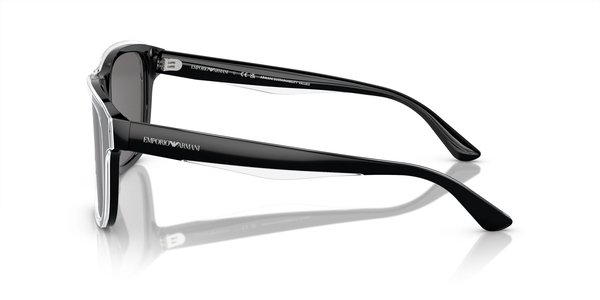 EMPORIO-4208/S 605187 SHINY BLACK/TOP CRYSTAL(DARK GREY POLAR 56*18, Negre | Transparent, hi-res 2
