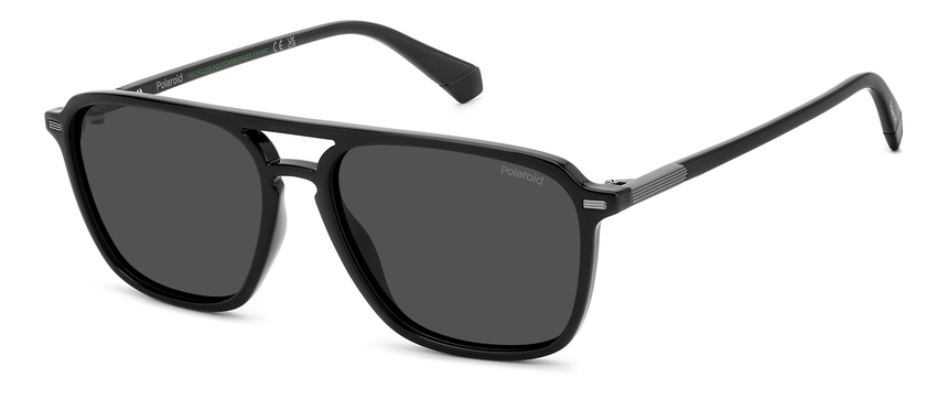 POLAROID-4182/S/X/S 807*M9 BLACK(GREY POLARIZED 57*16, Negre, hi-res image number 0