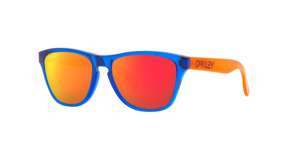 OAKLEY-JUNIOR-FROGSKINS-XXS-9009 900906 CRYSTAL BLUE(PRIZM RUBY 48*15, Blau-Taronja, hi-res 0