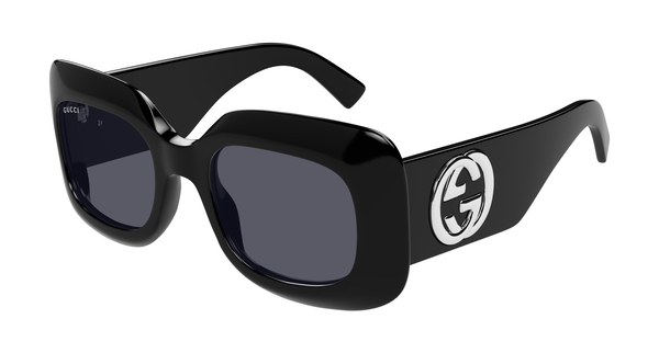 GUCCI-1695S/S 001 BLACK-BLACK-GREY 51*21, , hi-res 0