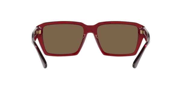 EMPORIO-4186/S 507573 SHINY TRANSPARENT RED(DARK BROWN 58*17, Vermell, hi-res 6