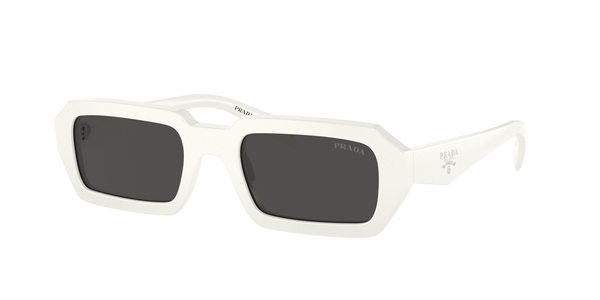 PRADA-A12S/S 17K08Z WHITE(DARK GREY 52*21, Blanc, hi-res 0