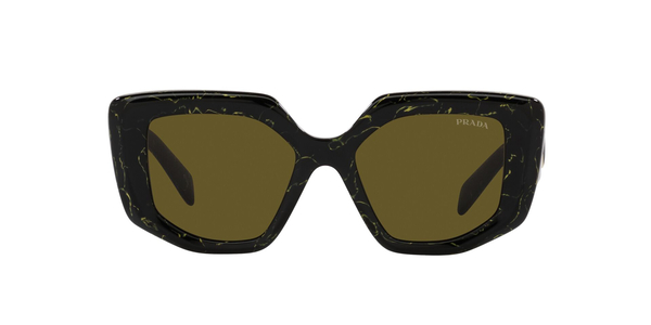 PRADA-14ZS/S 19D01T BLACK/YELLOW MARBLE(DARK BROWN 50*18, Negre | Groc, hi-res 1