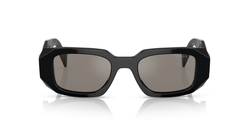 PRADA-17WS/S 1AB07Z BLACK (GREY MIRROR INTERNAL SILVER) 49*20, Negre, hi-res image number 1