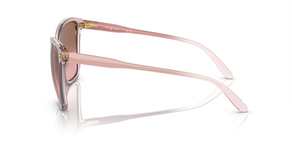 VOGUE-5520/S 294214 TRANSPARENT PINK(PINK GRADIENT BROWN 56*17, Rosa transparent, hi-res 2