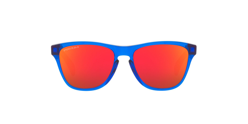 OAKLEY-JUNIOR-FROGSKINS-XXS-9009 900906 CRYSTAL BLUE(PRIZM RUBY 48*15, Blau-Taronja, hi-res image number 1