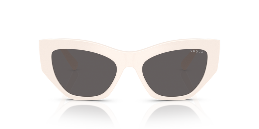 VOGUE-5607/S 312487 FULL IVORY(BLACK SMOKE 53*18, Marfil, hi-res image number 1