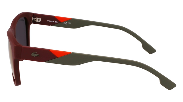 LACOSTE-L6043S/S 601 MATTE BURGUNDY/ORANGE MIRROR 56*18, Granat, hi-res 2