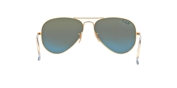 RB-3025 112/4L ORO MT/AZUL 58*, Daurat, hi-res 3